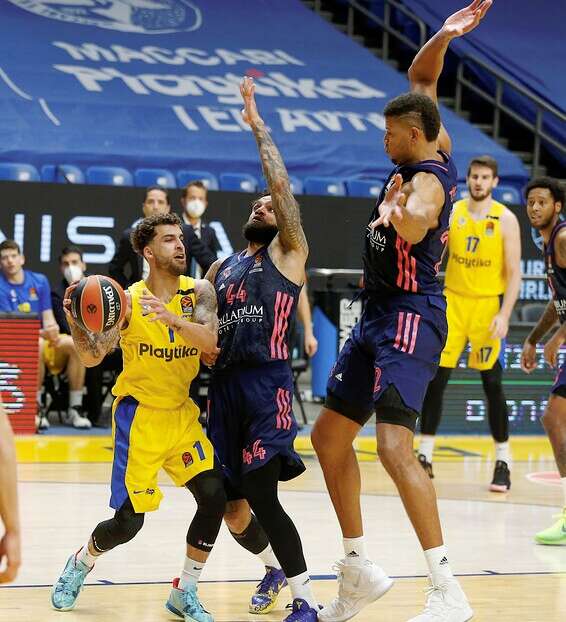 ווילבקין מתקשה מול הגנת ריאל, הערב בהיכל // צילום: אלן שיבר